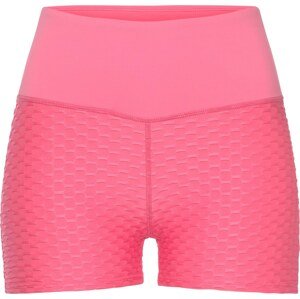 BENCH Sportovní kalhoty světle růžová / černá / bílá