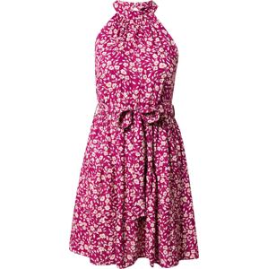Trendyol Letní šaty růžová / tmavě růžová / bílá