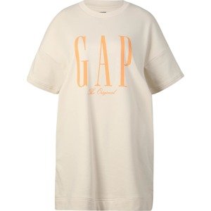 Gap Petite Šaty béžová / oranžová