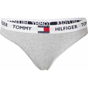Tommy Hilfiger Underwear Tanga námořnická modř / šedý melír / červená / bílá