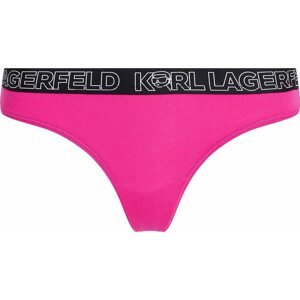 Karl Lagerfeld Kalhotky 'Ikonik 2.0' pink / černá / bílá