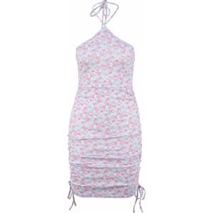 Missguided Petite Letní šaty krémová / světlemodrá / růžová / světle růžová