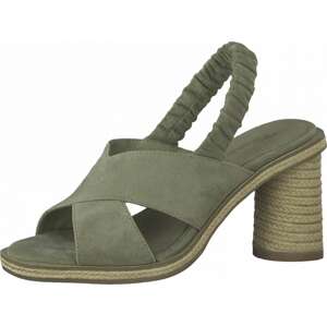TAMARIS Páskové sandály zelená