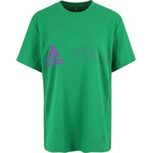 ADIDAS BY STELLA MCCARTNEY Funkční tričko zelená / tmavě fialová