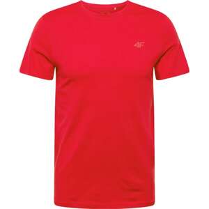 4F Funkční tričko červená / pastelově červená