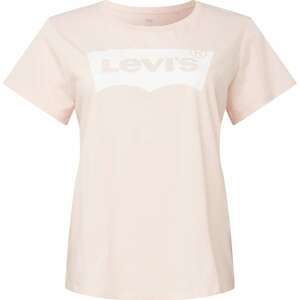 Levi's® Plus Tričko 'PERFECT' pudrová / bílá