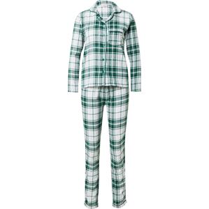 Boux Avenue Pyžamo zlatá / šedý melír / zelená / bílá