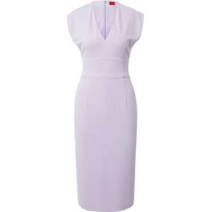 HUGO Pouzdrové šaty 'Kemanda' pastelová fialová