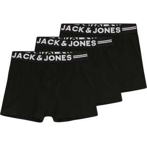 JACK & JONES Spodní prádlo 'SENSE' černá / bílá