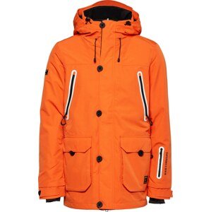Superdry Snow Sportovní bunda 'FREESTYLE' oranžová / černá