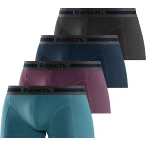 BENCH Boxerky modrá / fialová / černá