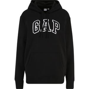 Gap Tall Sweatshirt černá / bílá