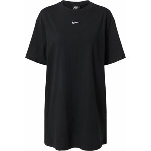 Šaty Nike Sportswear černá / bílá