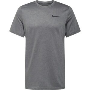 Funkční tričko 'Superset' Nike čedičová šedá / kámen