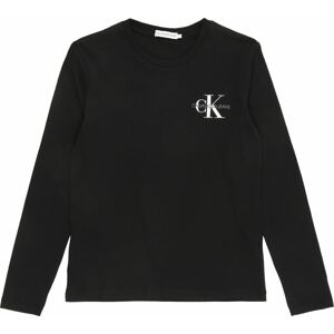 Tričko Calvin Klein Jeans šedá / černá / bílá