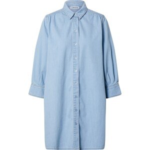 Košilové šaty 'Siena' EDITED modrá džínovina
