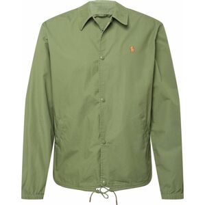 Přechodná bunda Polo Ralph Lauren khaki / oranžová
