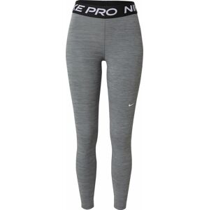 Sportovní kalhoty Nike šedý melír / černá / bílá