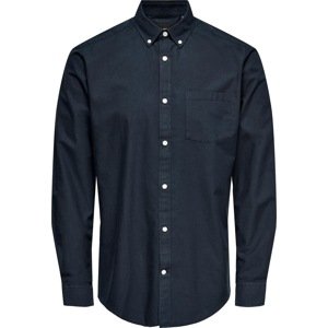 Košile 'Neil' Only & Sons námořnická modř / bílá