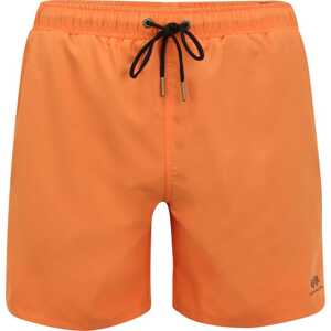 Plavecké šortky alpha industries oranžová / černá