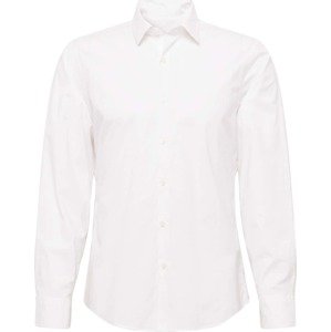 Košile 'POPLIN' Abercrombie & Fitch bílá
