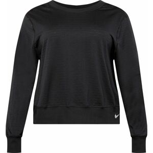 Funkční tričko 'ELEMENT' Nike černá / bílá