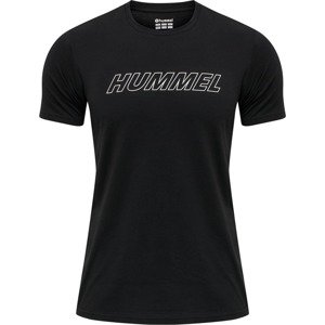 Funkční tričko 'Callum' Hummel černá / bílá