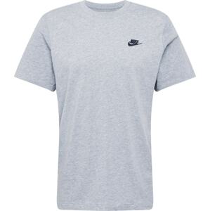Tričko 'Club' Nike šedá / černá