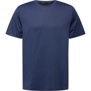 Funkční tričko Nike tmavě modrá / černá