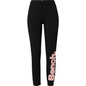 Kalhoty 'COREY' Bench pink / černá / bílá