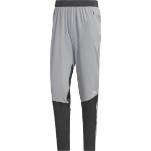 Sportovní kalhoty ADIDAS SPORTSWEAR stříbrně šedá / černá / bílá