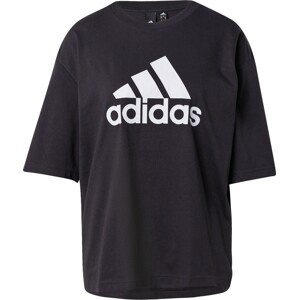 Funkční tričko 'Future Icons Badge Of Sport' ADIDAS SPORTSWEAR černá / bílá