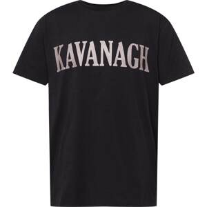 Tričko Gianni Kavanagh stříbrně šedá / černá