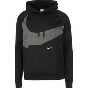 Sportovní mikina Nike tmavě šedá / černá / bílá