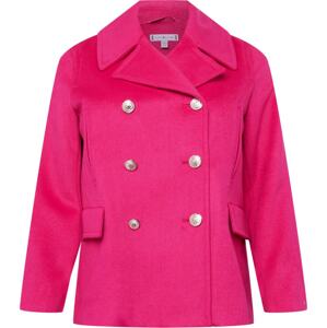 Přechodný kabát Tommy Hilfiger Curve pink