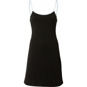 Letní šaty 'Aspen' Gina Tricot černá / bílá