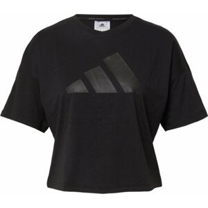 Funkční tričko adidas performance tmavě šedá / černá