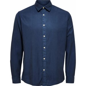 Košile Selected Homme námořnická modř