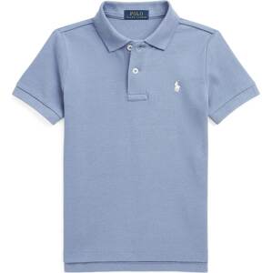 Tričko Polo Ralph Lauren pastelová modrá / bílá