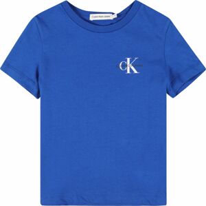 Tričko Calvin Klein modrá / bílá