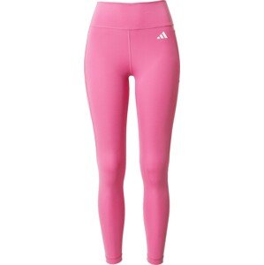 Sportovní kalhoty adidas performance pink / bílá