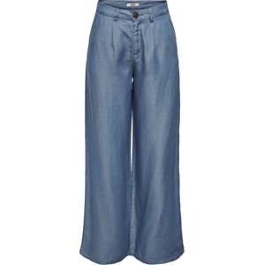 Kalhoty se sklady v pase JDY chladná modrá