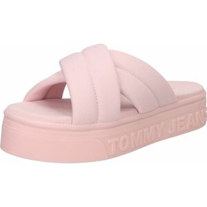 Pantofle Tommy Jeans světle růžová
