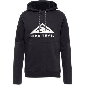 Sportovní mikina 'DF Trail' Nike černá / bílá