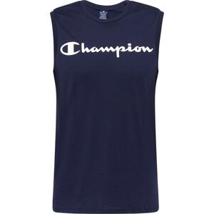 Tričko Champion Authentic Athletic Apparel námořnická modř / bílá