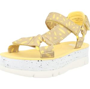 Páskové sandály Camper světle béžová / zlatě žlutá