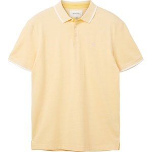 Tričko Tom Tailor pastelově žlutá / bílá