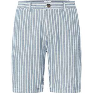 Chino kalhoty 'JOHN' anerkjendt modrá / bílá