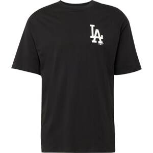 Tričko 'Los Angeles Dodgers' new era černá / bílá