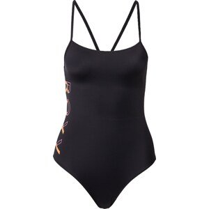 Sportovní plavky Roxy fialová / meruňková / černá